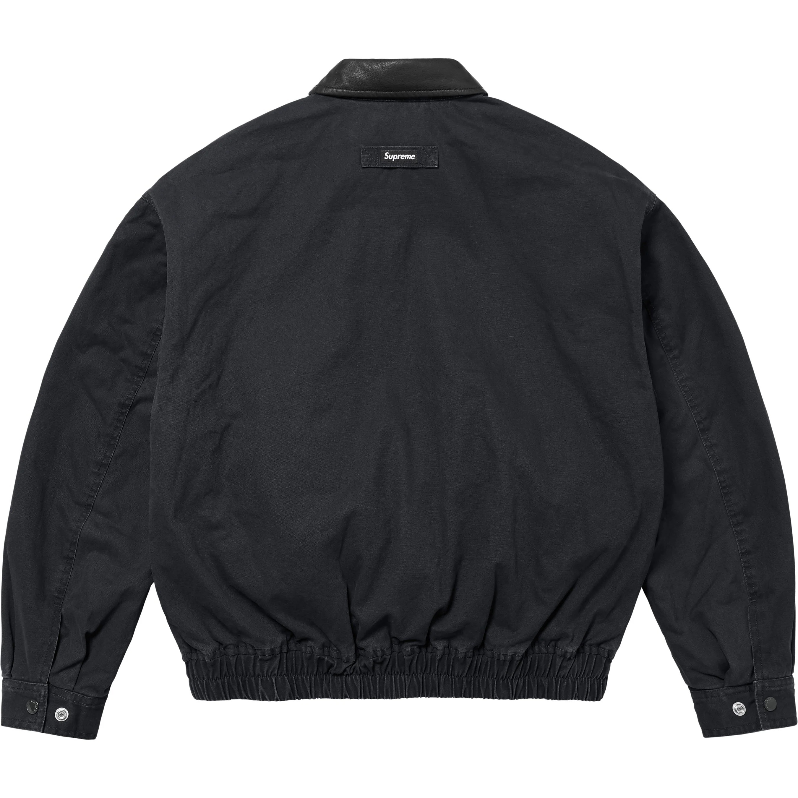 Leather Collar Utility Jacket view 18